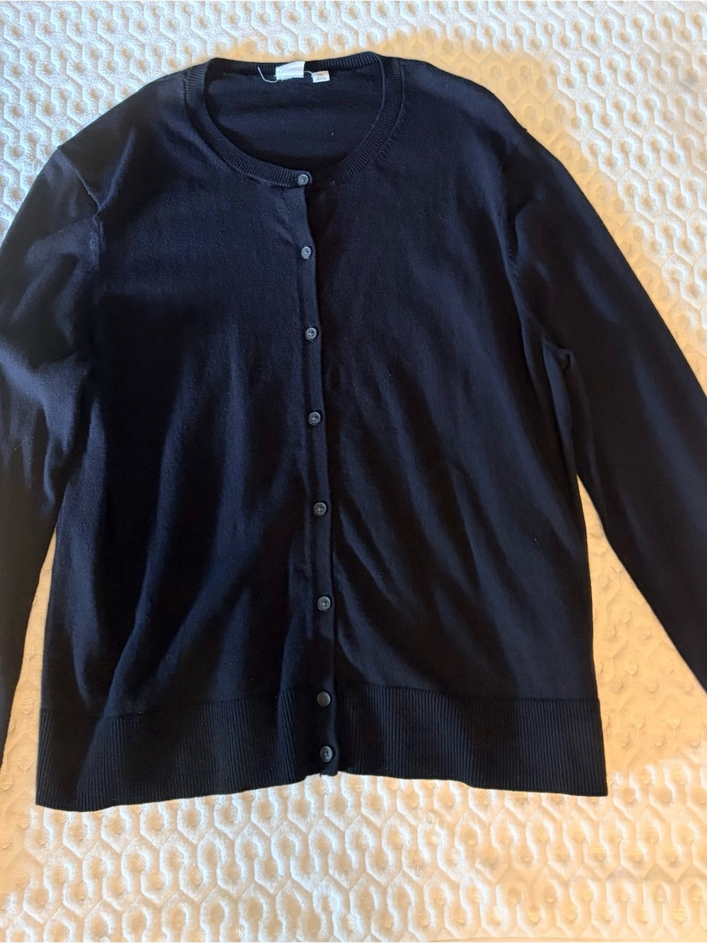 GAP Black Knit Cardigan Sweater